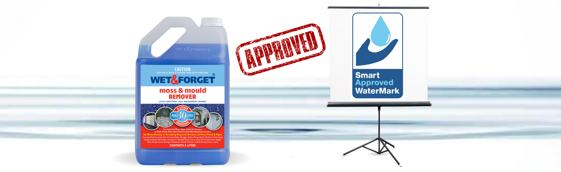 Wet & Forget: It’s Smart Approved WaterMark!