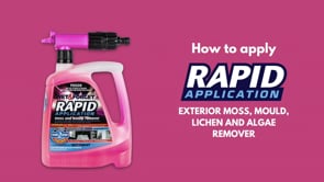 Rapid Application 2L - Exterior Moss & Mould Remover Hose-End
