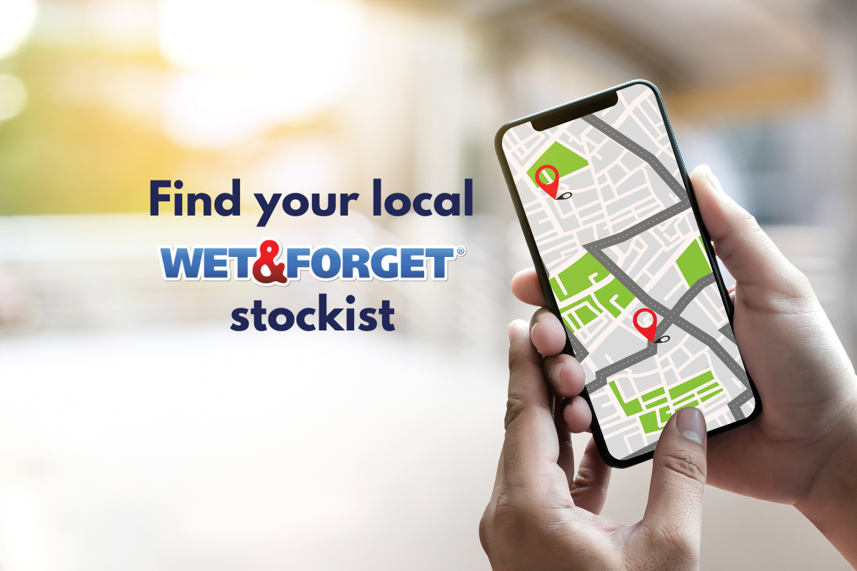 Find your local Wet & Forget Stockist