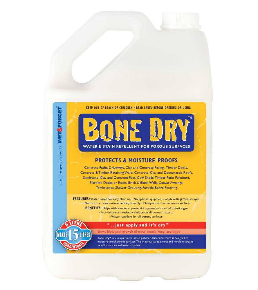 Bone Dry 5L - Sealant for Porous Surfaces