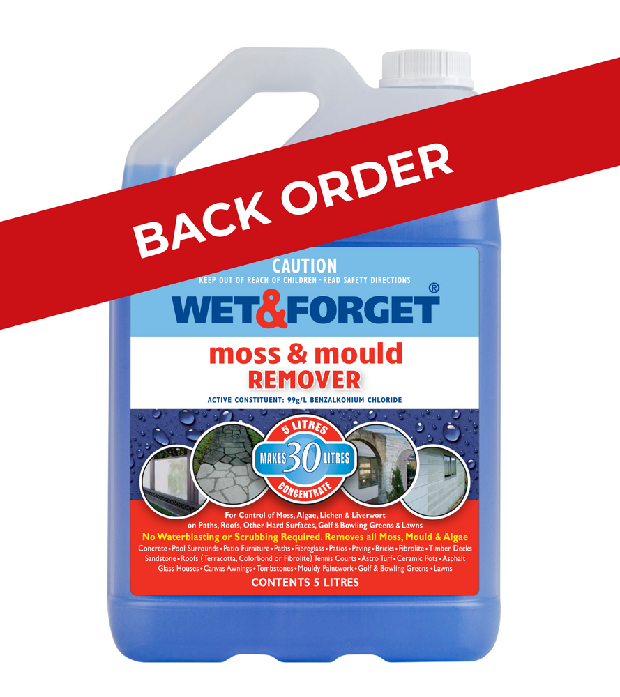 Wet & Forget Concentrate 5L - Exterior Moss & Mould Remover