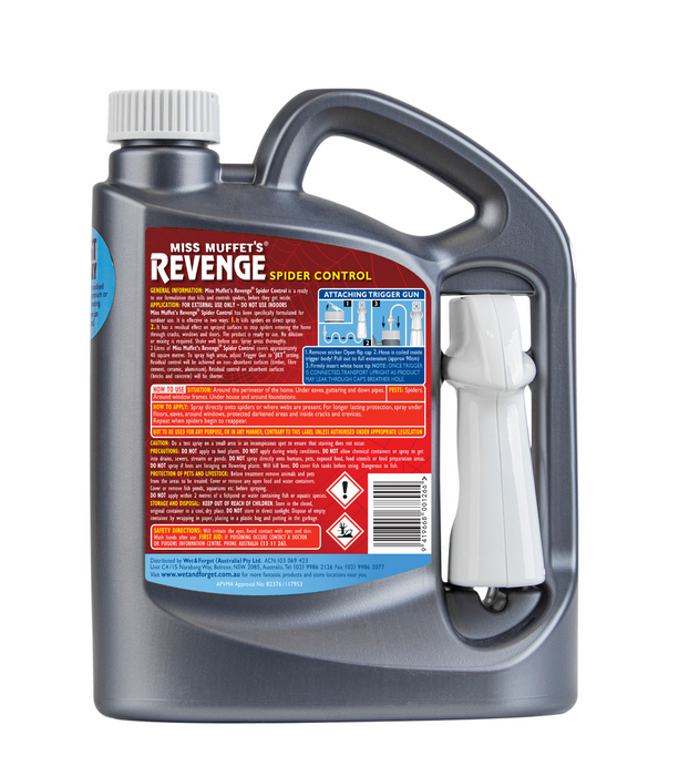 Miss Muffet's Revenge 2L - Exterior Spider Repellent