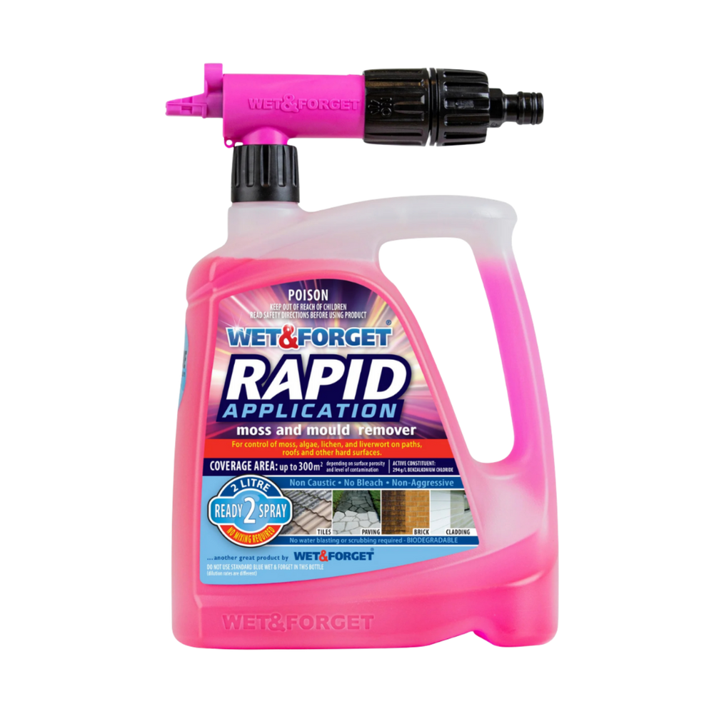 Rapid Application 2L - Exterior Moss & Mould Remover Hose-End