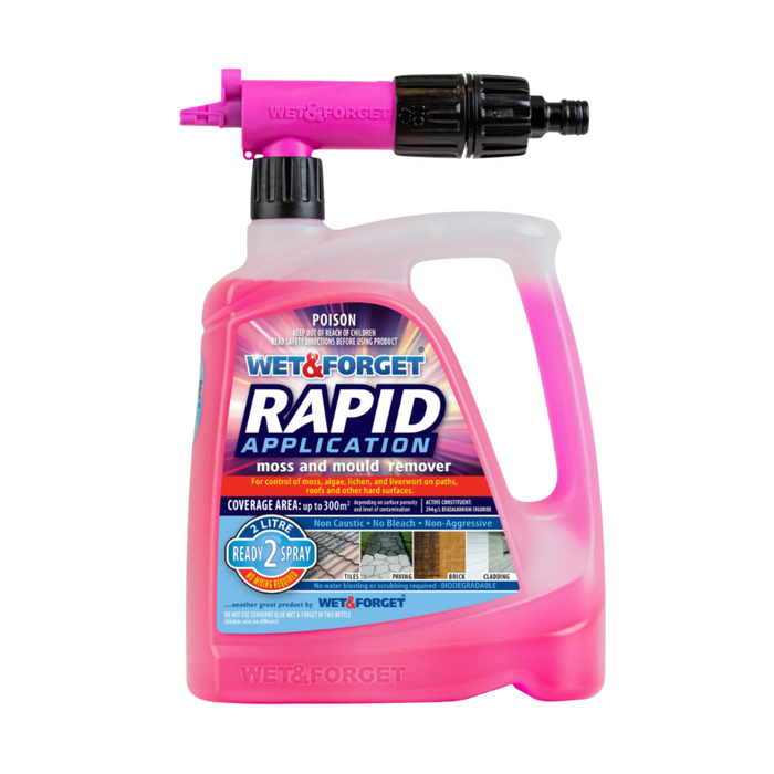 Rapid Application 2L - Exterior Moss & Mould Remover Hose-End