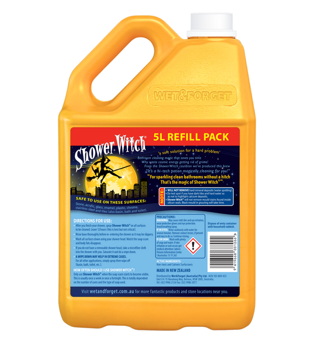 Wet & on sale forget shower cleaner