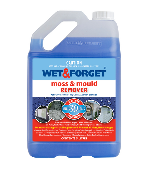 Wet & Forget Concentrate 5L - Exterior Moss & Mould Remover