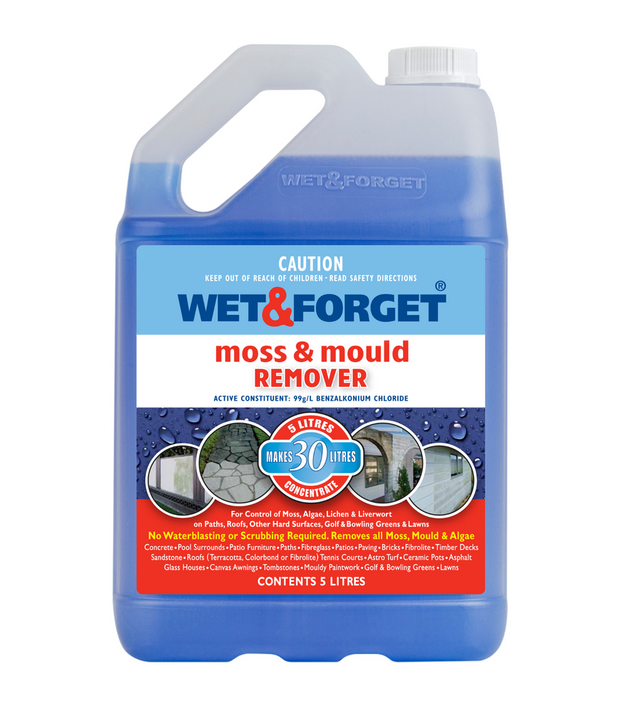 Remove Mould, Moss, Lichen & Algae Outdoor: Wet & Forget Australia